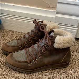 Sor leather and felt low boots-women’s 6 1/2 6.5
